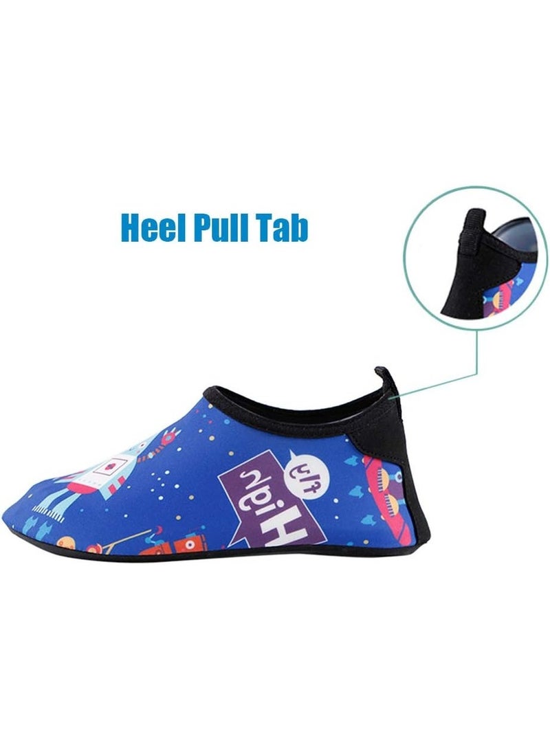 رونق حذاء بحر مائي كاجوال ملون، مقاس 23-22، مثالي للسباحة والغطس والرياضات المائية، سريع الجفاف ومانع للانزلاق. حذاء مياة . جوارب سباحة .مستلزمات السباحة - Image 4